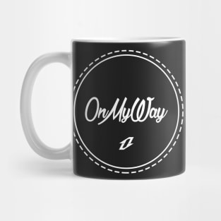 OnMyWay Clean White Circled Version Mug